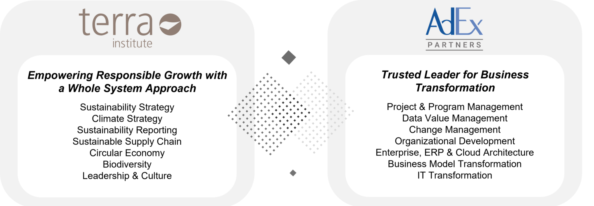 Two professional business consulting banners.