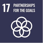 UN SDG icon for partnerships and goals.
