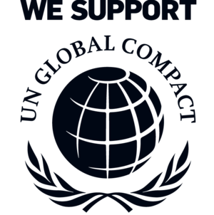 UN Global Compact support emblem.