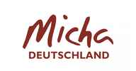 Brand logo "Micha Deutschland" in red lettering