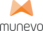 Munevo company logo with orange elements