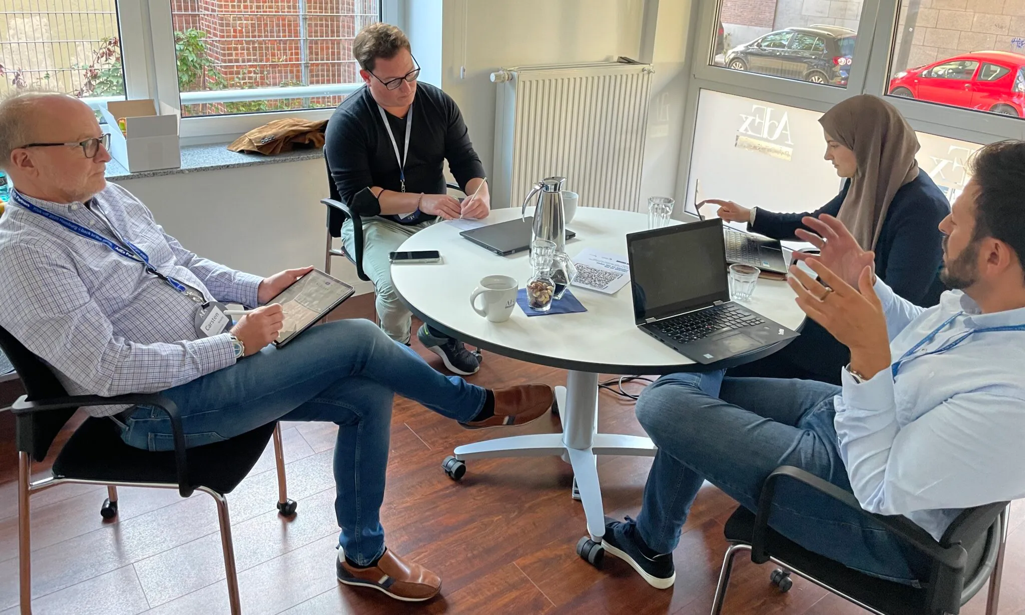 Participants of the AdEx Partners Digital Bootcamp 2022 at the joint workshop