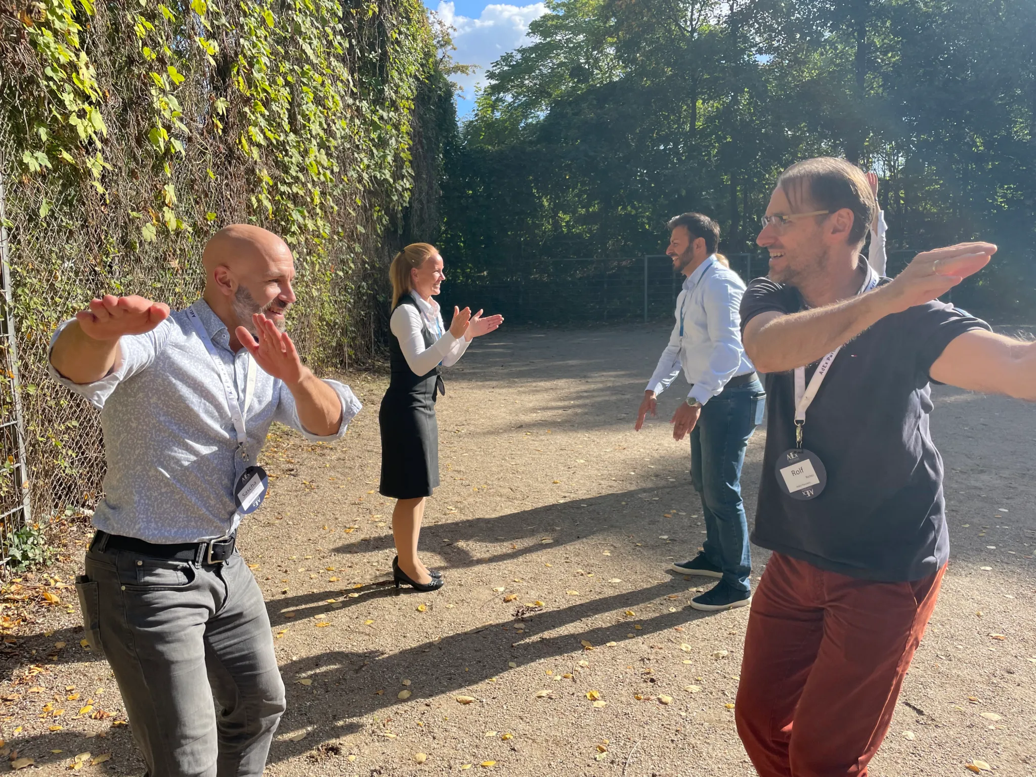 Participants of the AdEx Partners Digital Bootcamp 2022 at a joint outdoor activity