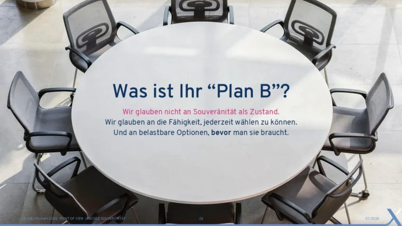 AdEx Partners – Plan B für digitale Souveränität